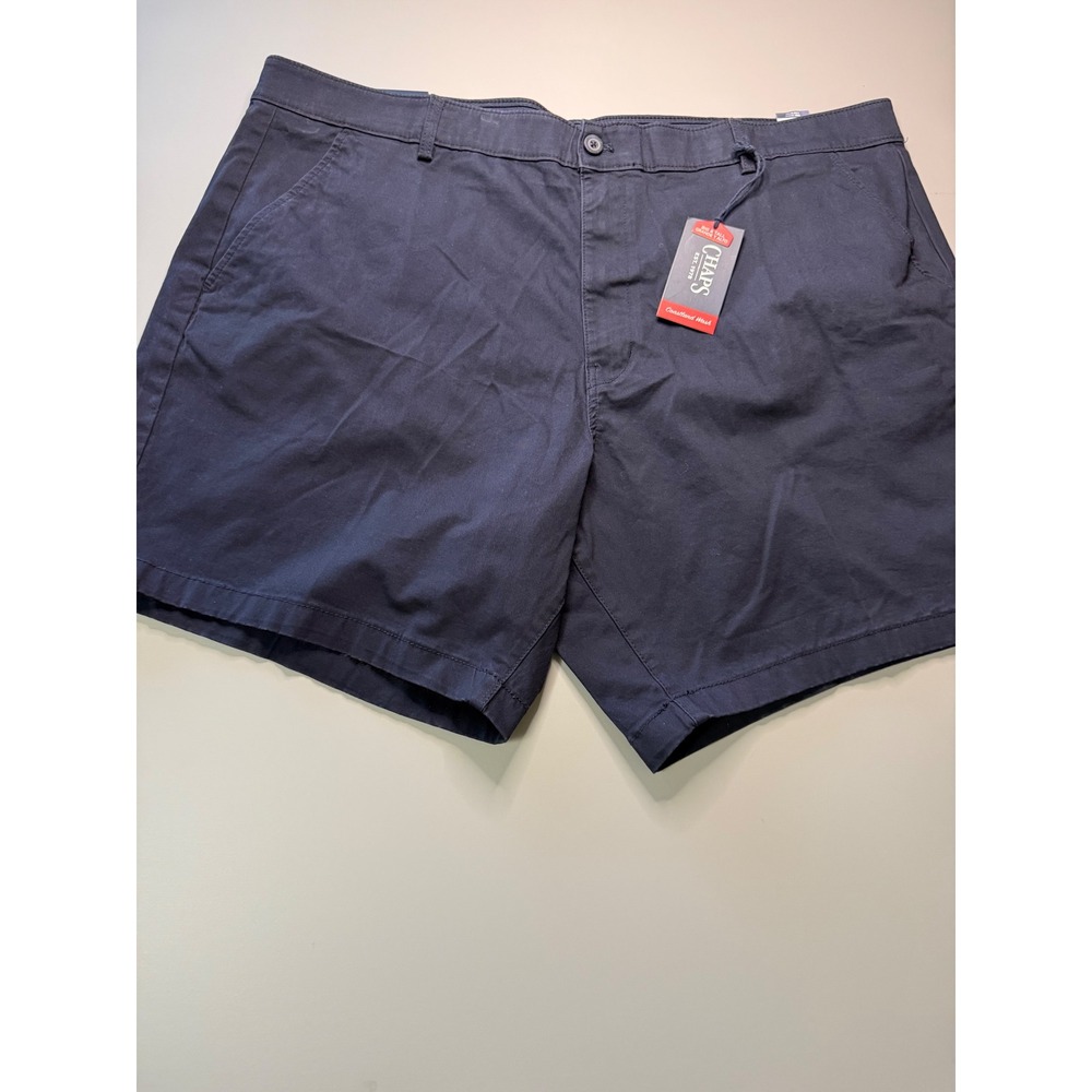 Chaps Mens American Navy Coastland Wash Flex Waistband Shorts 46